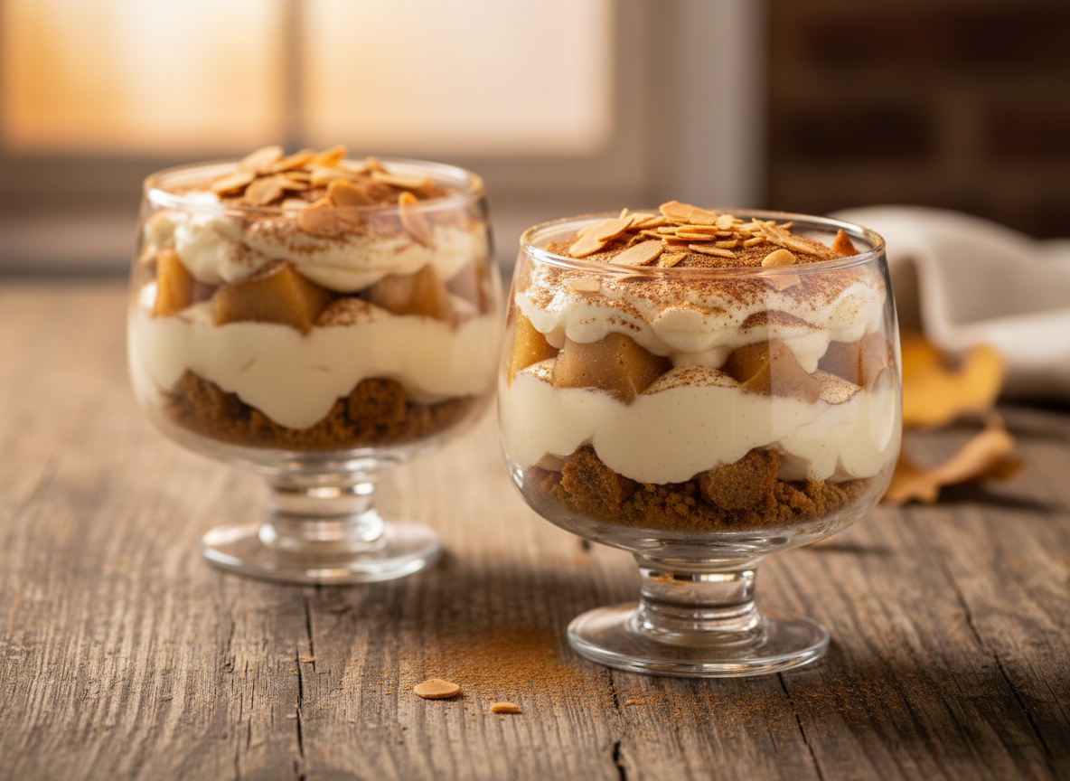 Bratapfel-Spekulatius Tiramisu