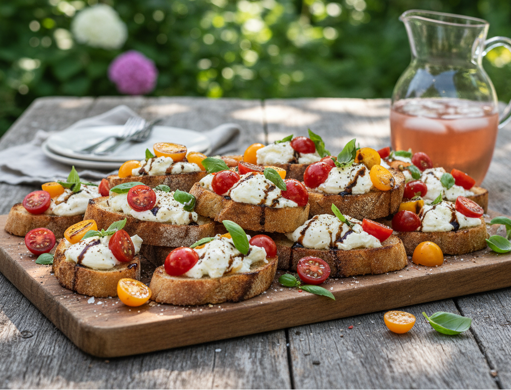 Burrata-Tomaten-Crostini