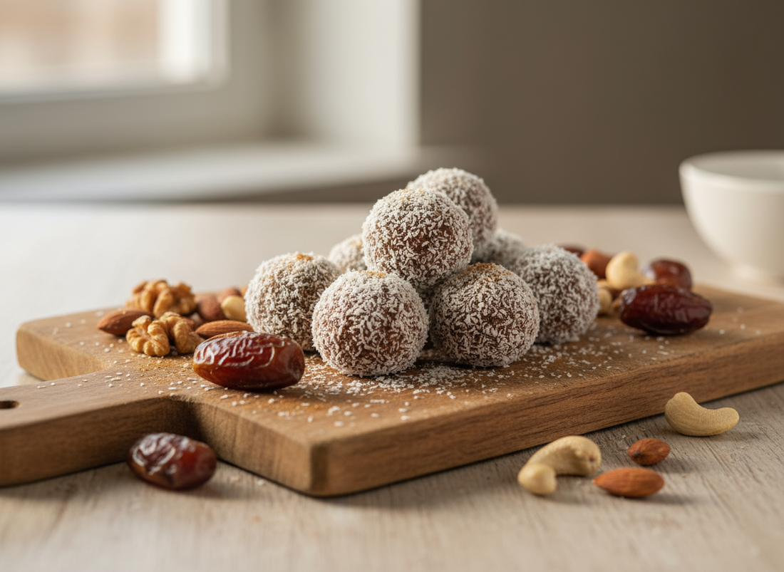Dattel-Walnuss Energy Balls