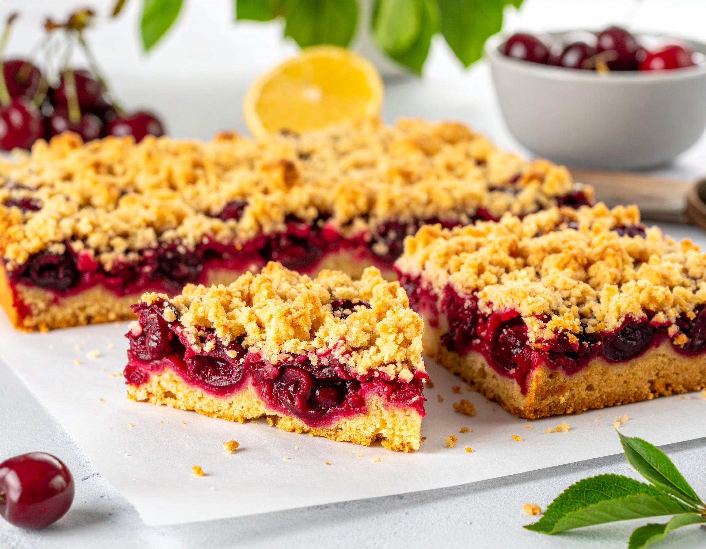Kirschstreusel-Kuchen