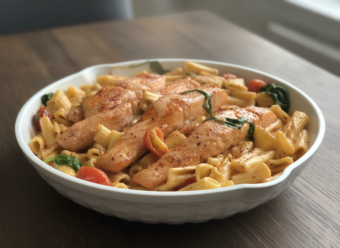 Cremige Lachs-Pasta