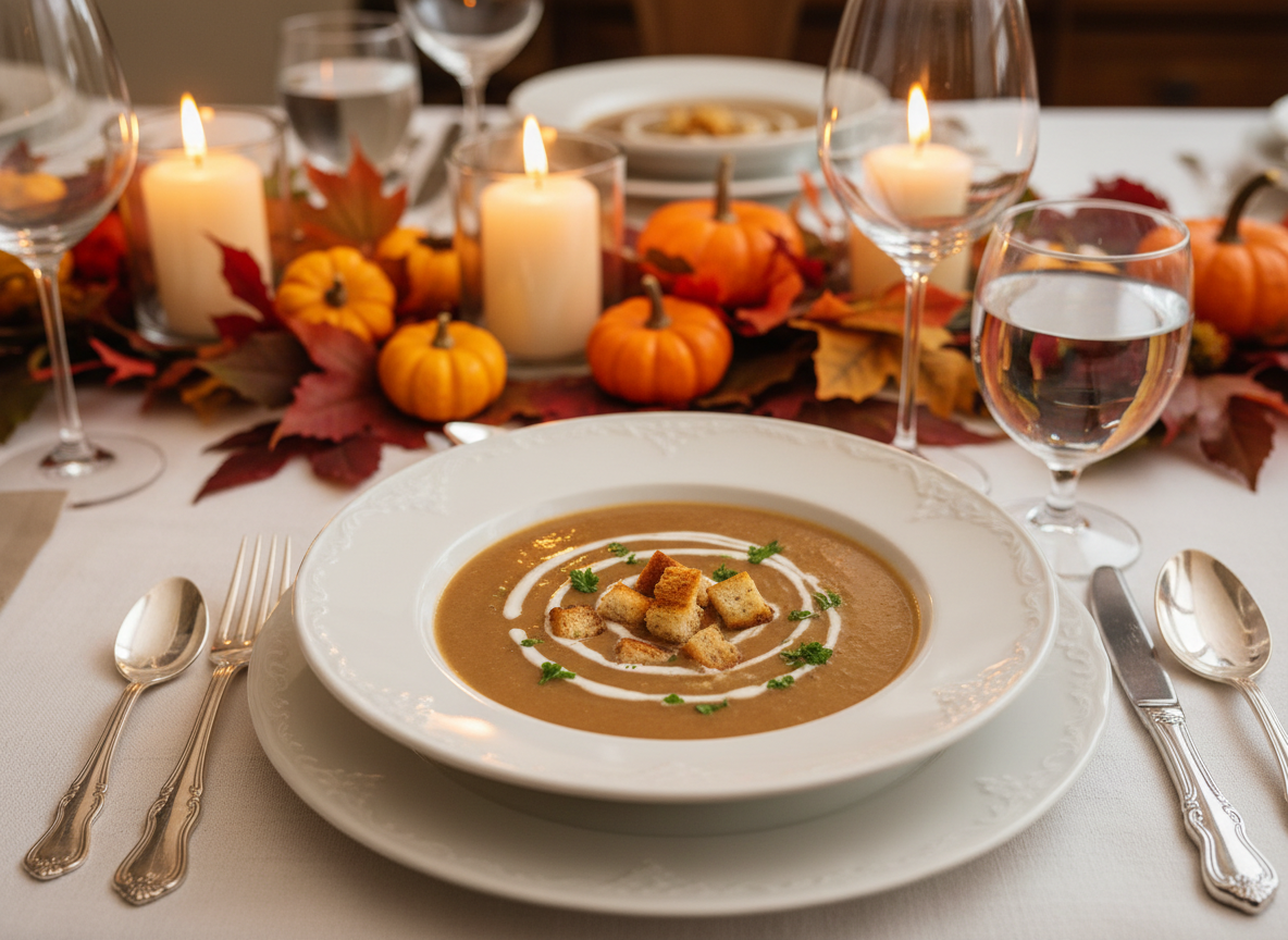 Maronen-Cremesuppe