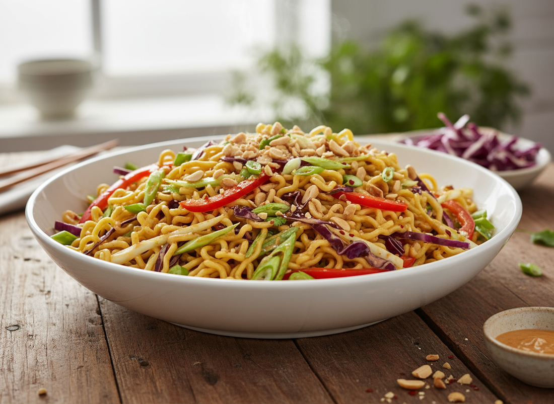 Mie-Nudel-Salat mit Chinakohl